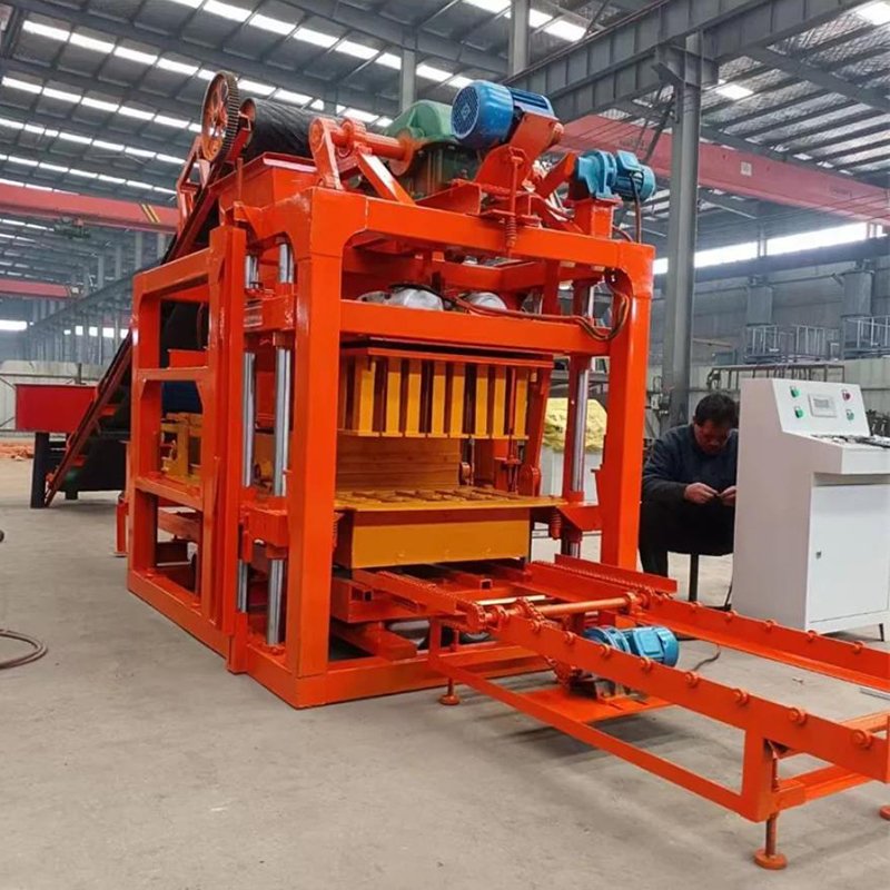 4-28automatic Hollow Concrete Block Making Machine Brick Making Machine Price Brick Making Machinery