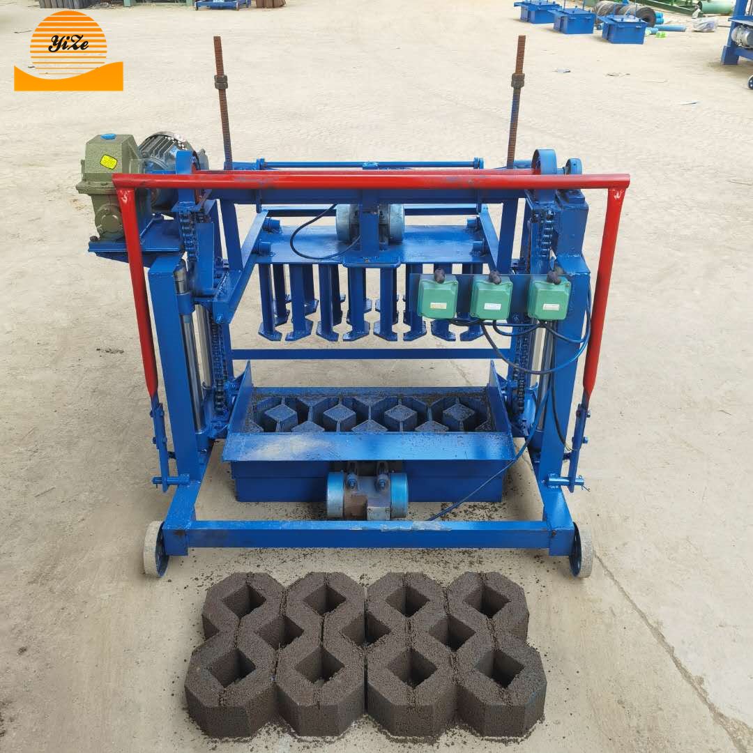 Automatic Earth Bricks Recycled Plastic Clay Brick Making Machinery Hollow Block Making Machine Chain Lift Cement Brick Machine