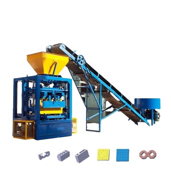 high quality QT4-24 concrete block machine price interlocking Manual Brick Making Machinery