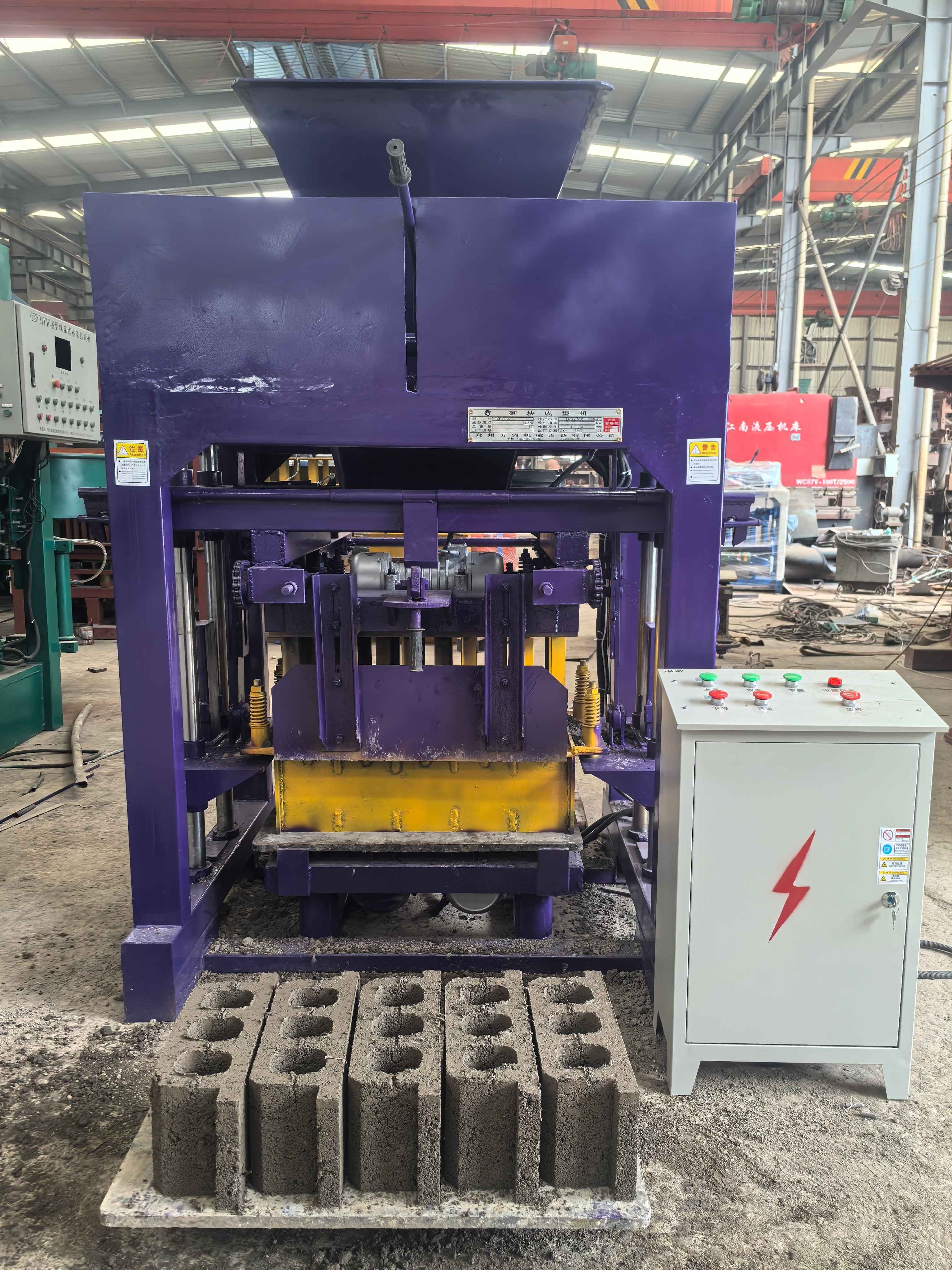 Concrete Block Making Machine Hollow Cement Block with Core Components Mold Concrete Machinery
