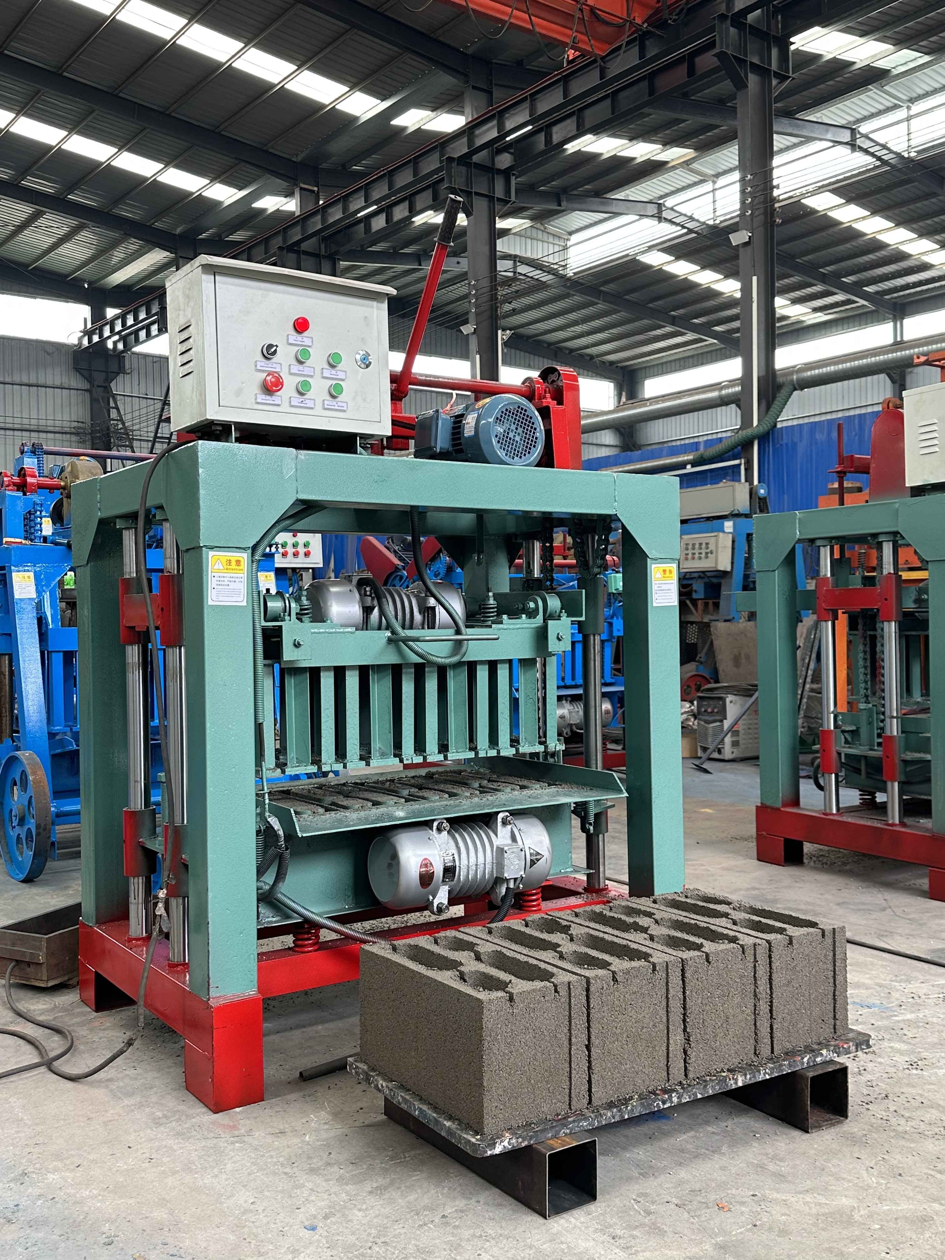 Direct Sale from Manufacturer 4-35B Semi-Automatic Cement Brick Machine Efficient Production in Africa for Manual Concrete Usage