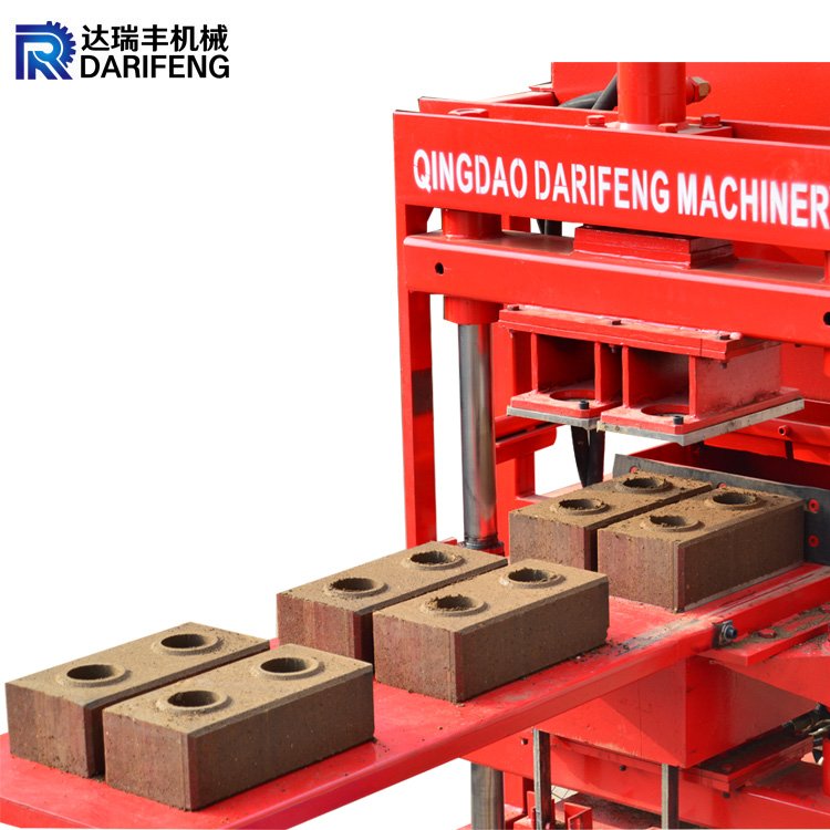 Darifeng Cheapest cement brick making machine compressed earth block machine factory price in China DF2-10 silica brick machine