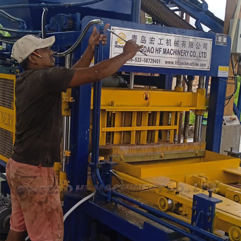 qt416 automatic interlocking hourdis smart habiterra paver hollow cement brick making machinery