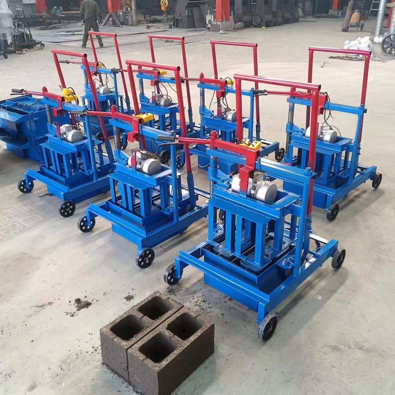 Manual Brick Making Machine Stone Mill Brick Molding Machine Clay Extruder Cement Block Make Machine