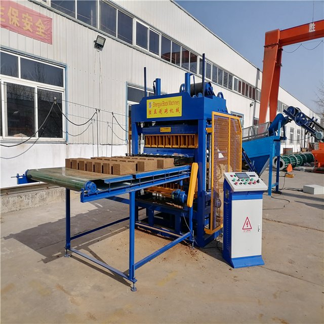 SY7-10 full automatic hydraulic clay interlock brick making machine production line for sale