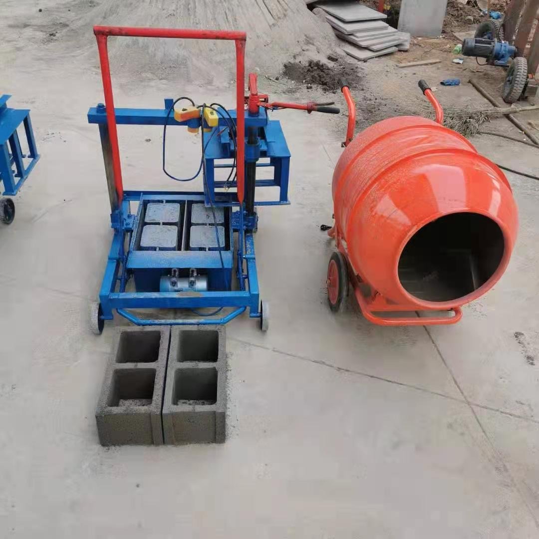 concrete block maker Hongfa QT4-35 Brick Making Machine For Cement Products