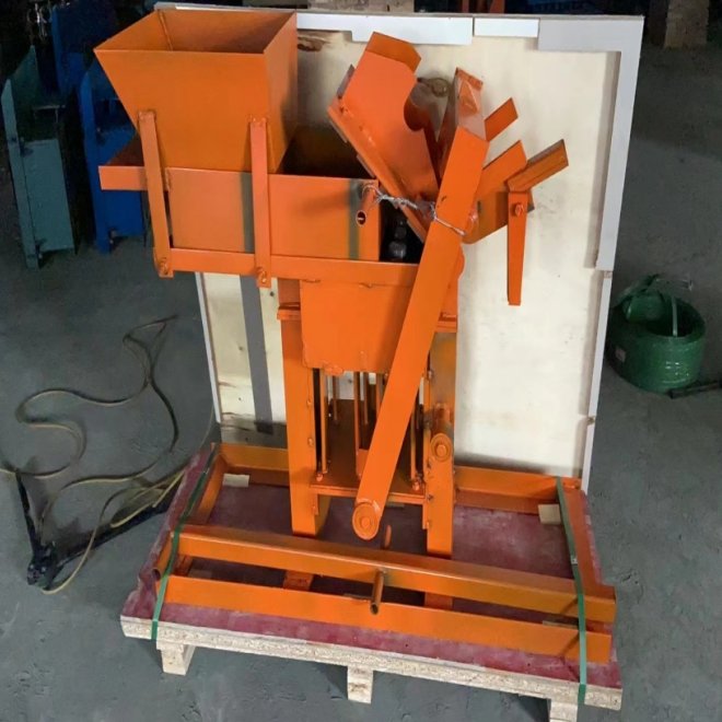 Low Price Hand Press QMR2-40 Interlocking Manual Compressed Earth Clay Brick Making Molding Machine