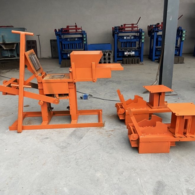 Low Price Hand Press QMR2-40 Interlocking Manual Compressed Earth Clay Brick Making Molding Machine