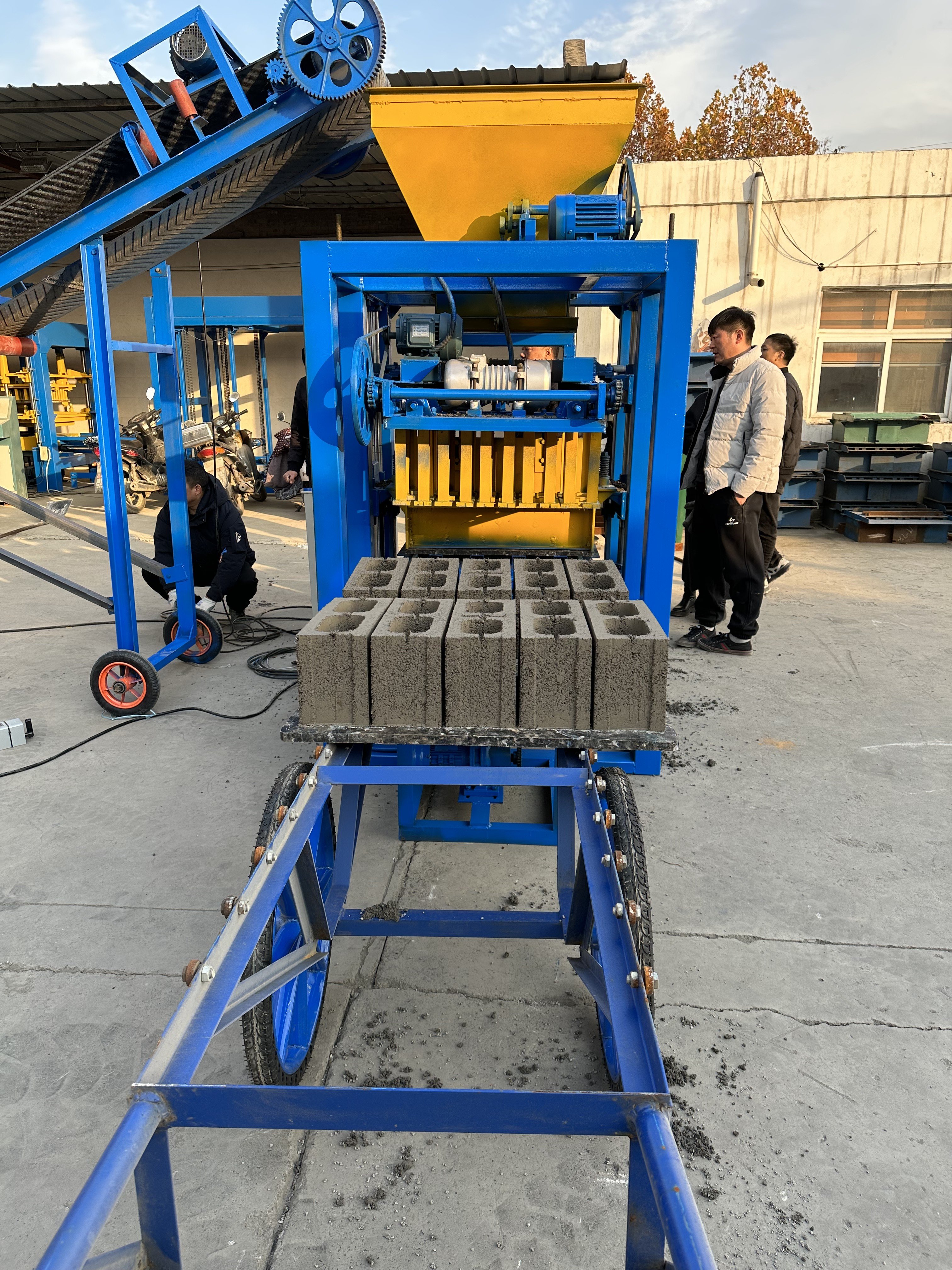 KX4-26 Semi-automatic Brick Making Machine,Multifunctional cement block molding machine