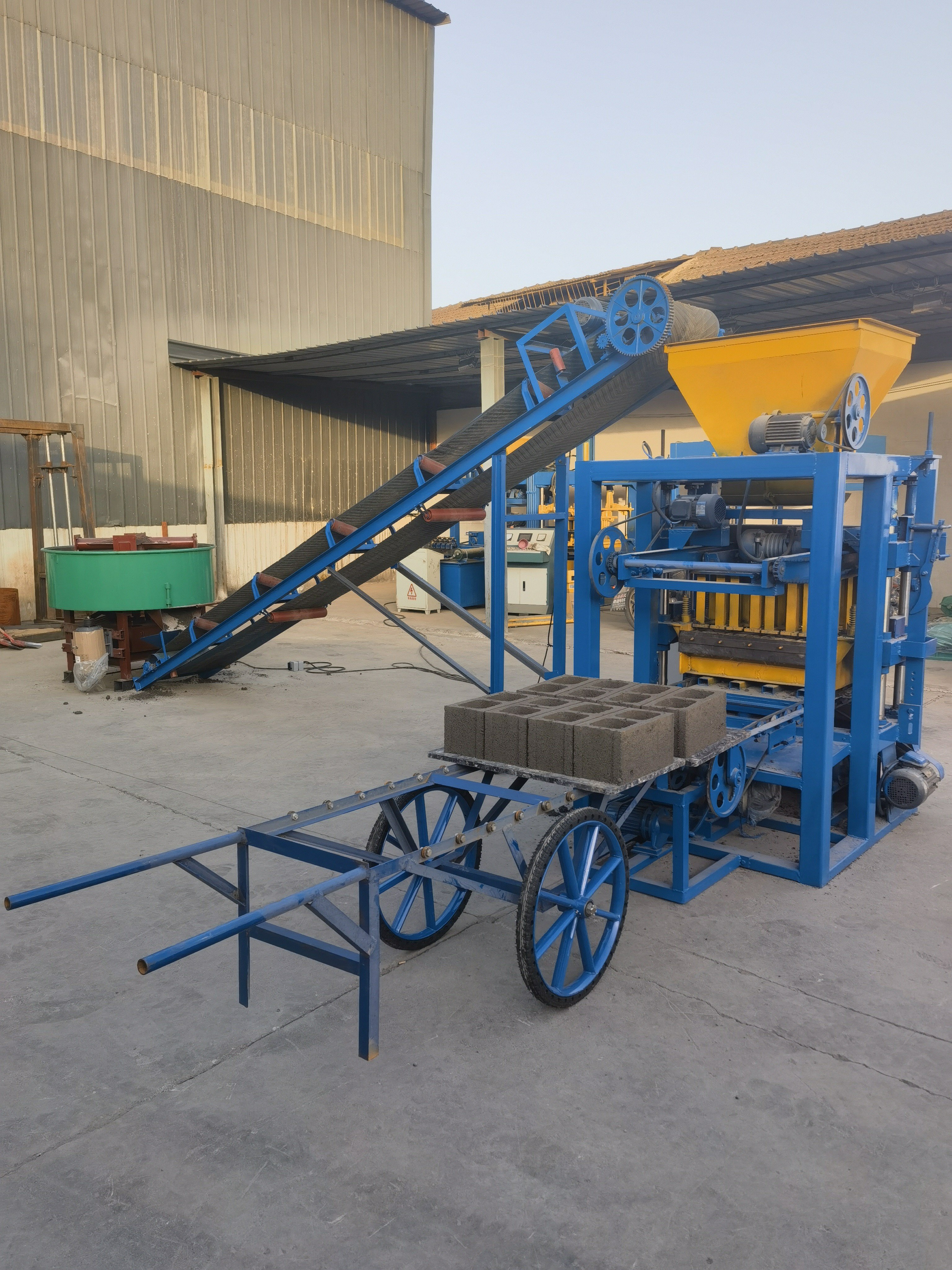 KX4-26 Semi-automatic Brick Making Machine,Multifunctional cement block molding machine