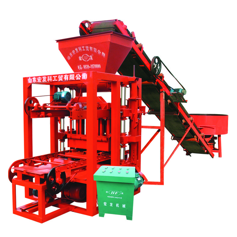 Factory Supply Full Automatic Cement Sand Hollow Logo Block Brick Making Machine