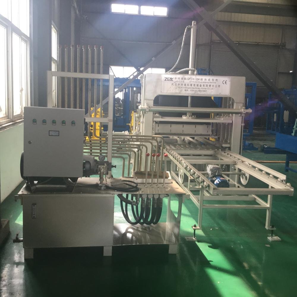 ZCJK QTY4-20A hydraulic electric interlocking brick machines multi function brick making machinery