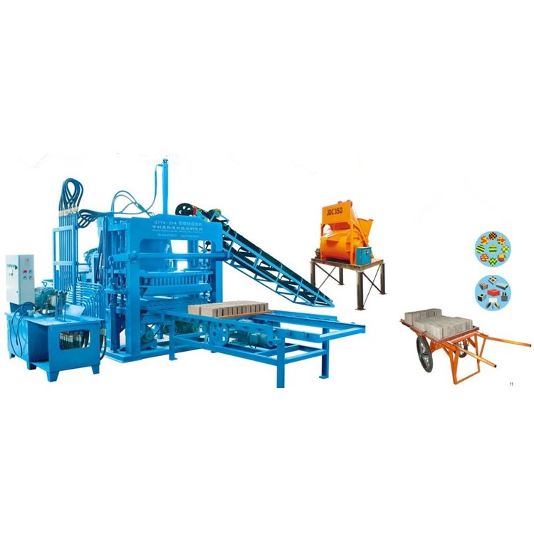 ZCJK QTY4-20A hydraulic electric interlocking brick machines multi function brick making machinery