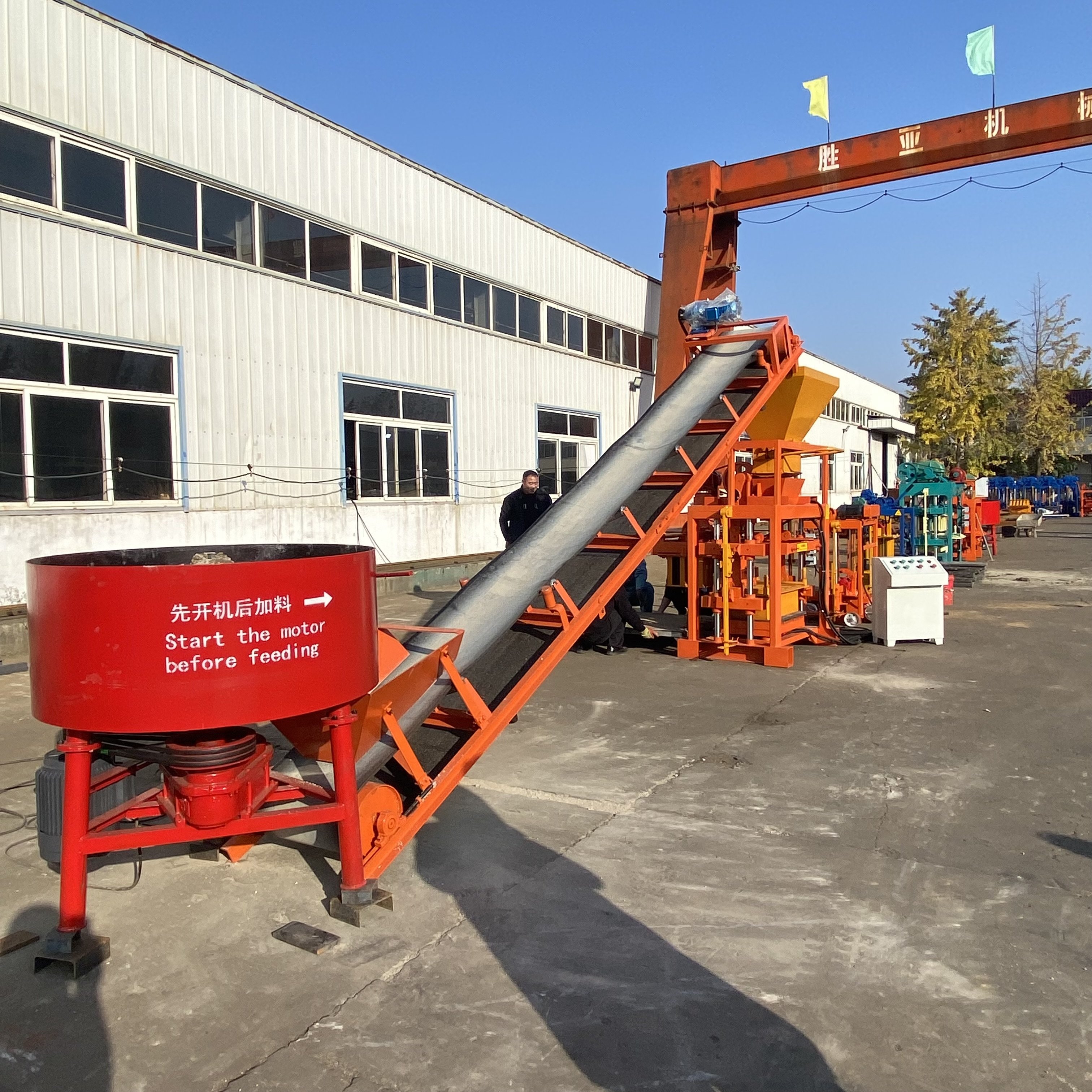 SHENGYA popular design QTJ4-35 germany brick making machine for used brick making machine for sale