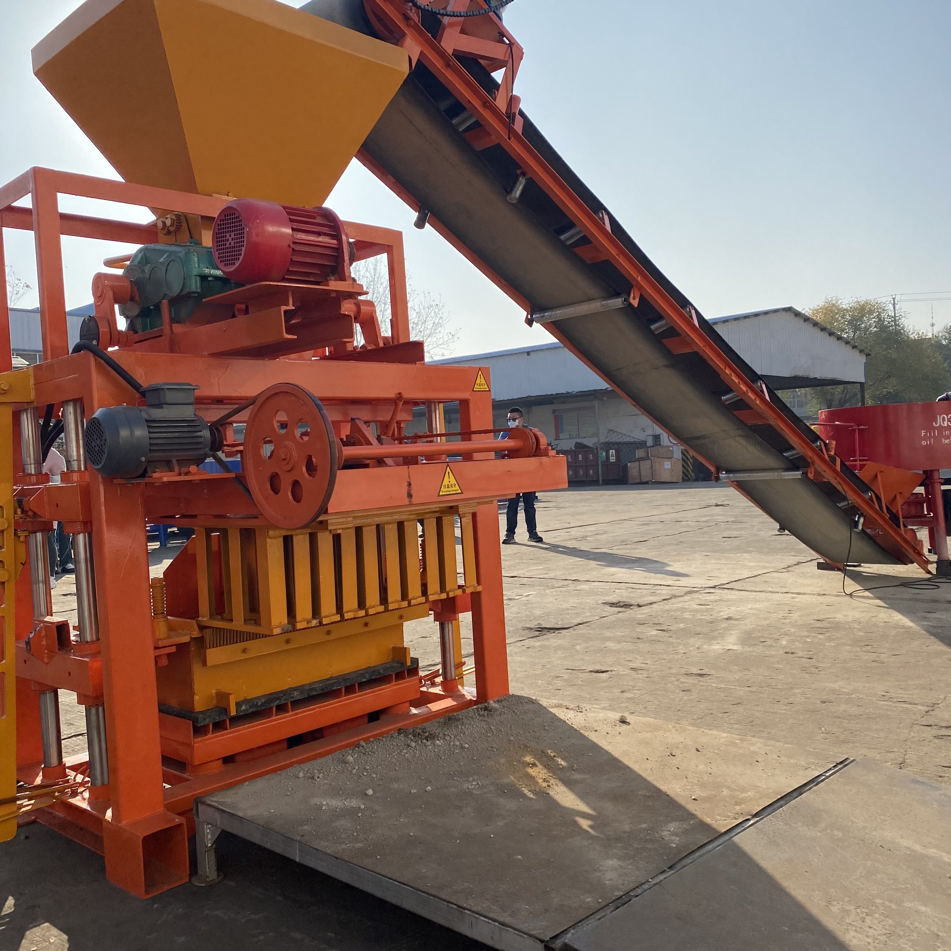 SHENGYA popular design QTJ4-35 germany brick making machine for used brick making machine for sale