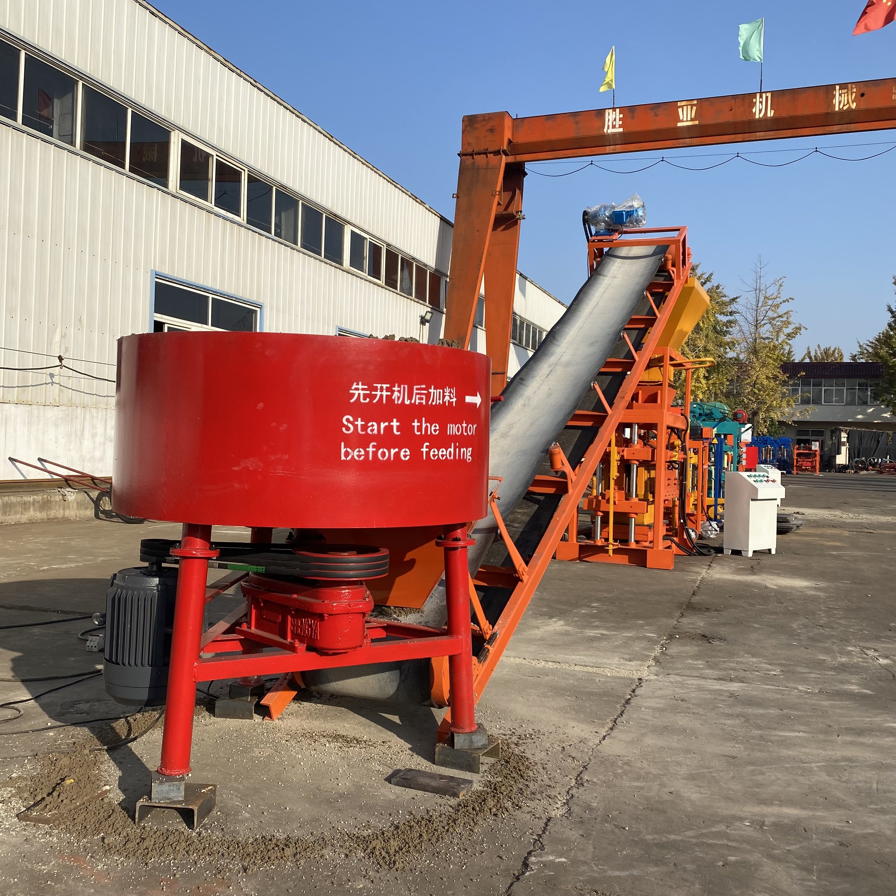 SHENGYA popular design QTJ4-35 germany brick making machine for used brick making machine for sale