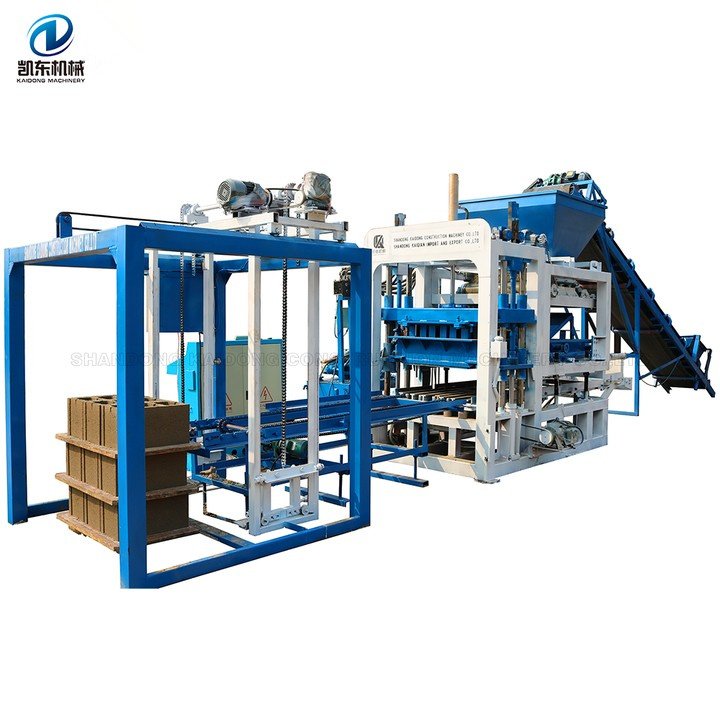 qt 4 5 6 8 10 12 15 fully automatic hydraulic interlock paver hollow cement concrete brick block making machine production line