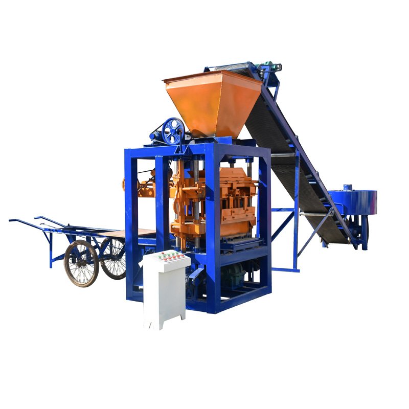 QT4-24 qt424 small brick making machine building construction machine