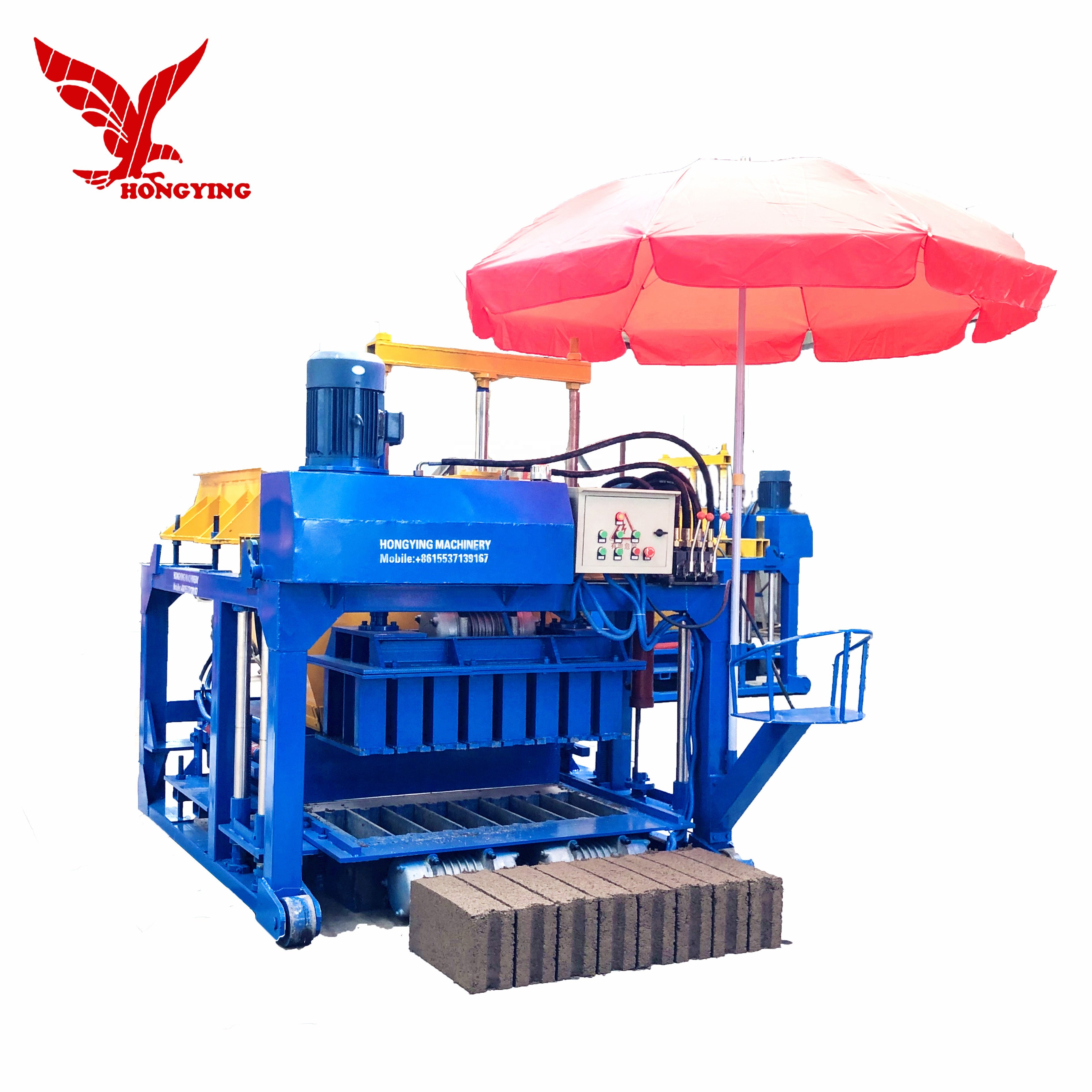 Fully Automatic Hydraulic Press QMY6-20 Mobile Fired Mud Cement Brick Making Machine safety matches making machine