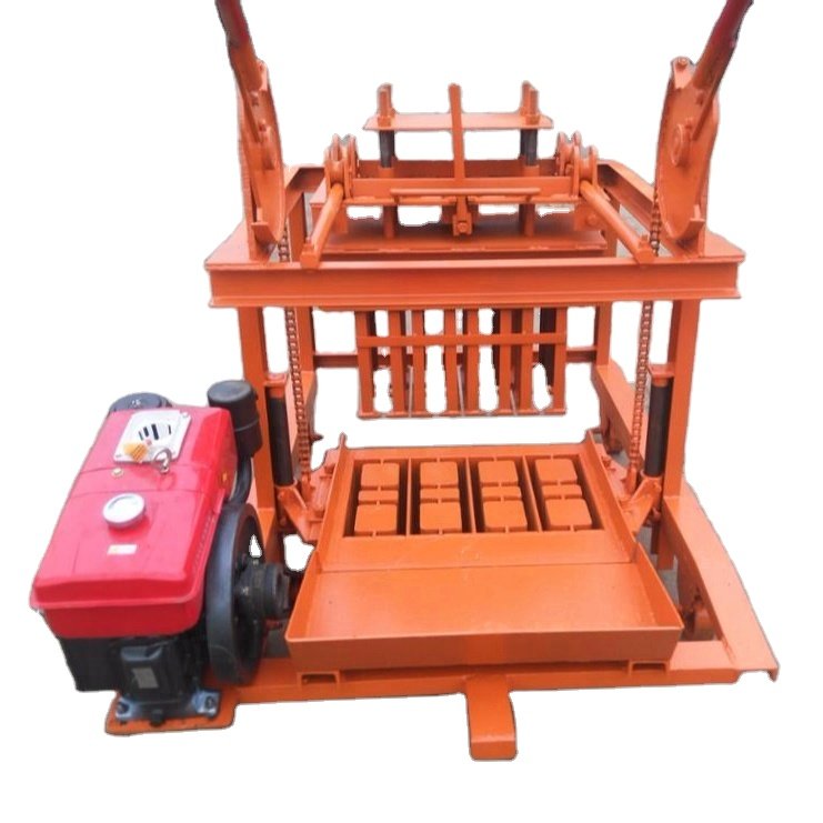 fully automatic hydraulic concrete cement hollow interlocking paver brick block making machine