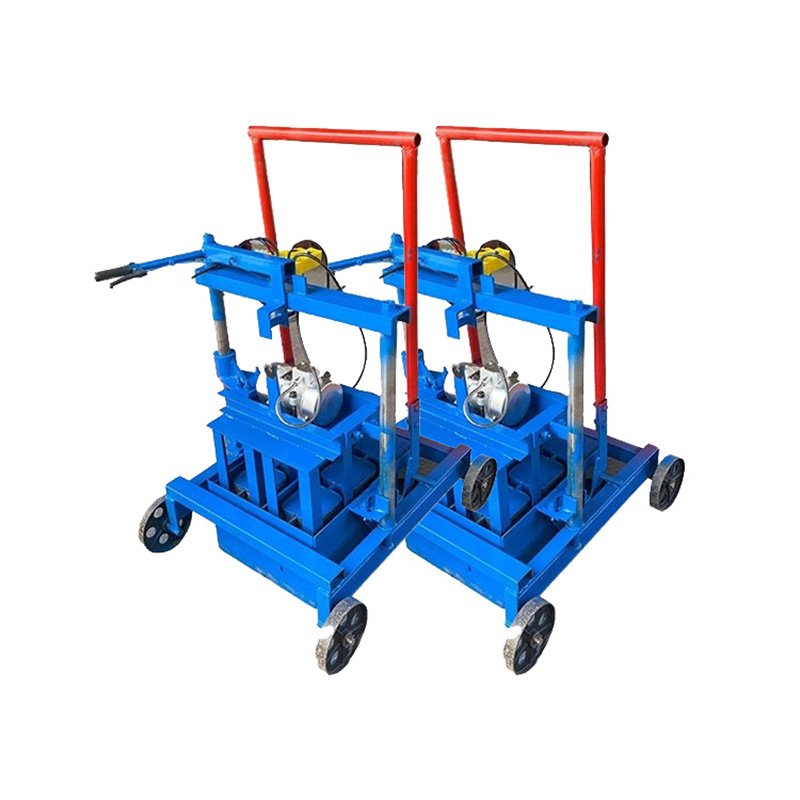 Mobile concrete brick making machine Small hollow brick forming machine