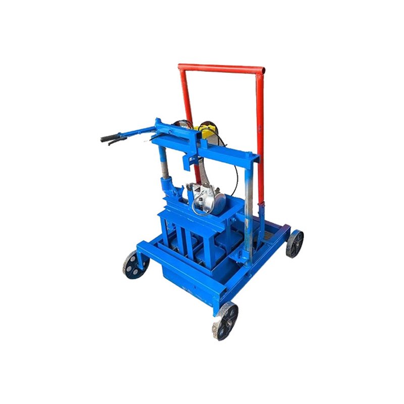 Mobile concrete brick making machine Small hollow brick forming machine