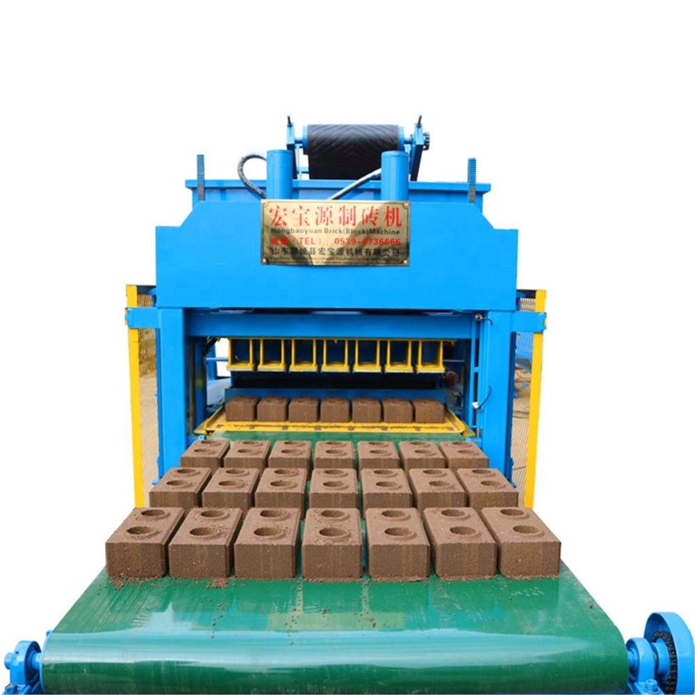 Nepal red soil brick machine 7-10 super full automatic clay interlocking brick making