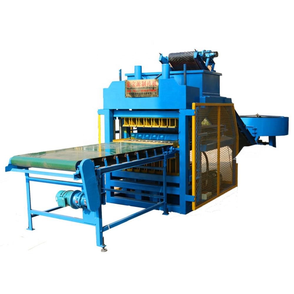 Nepal red soil brick machine 7-10 super full automatic clay interlocking brick making