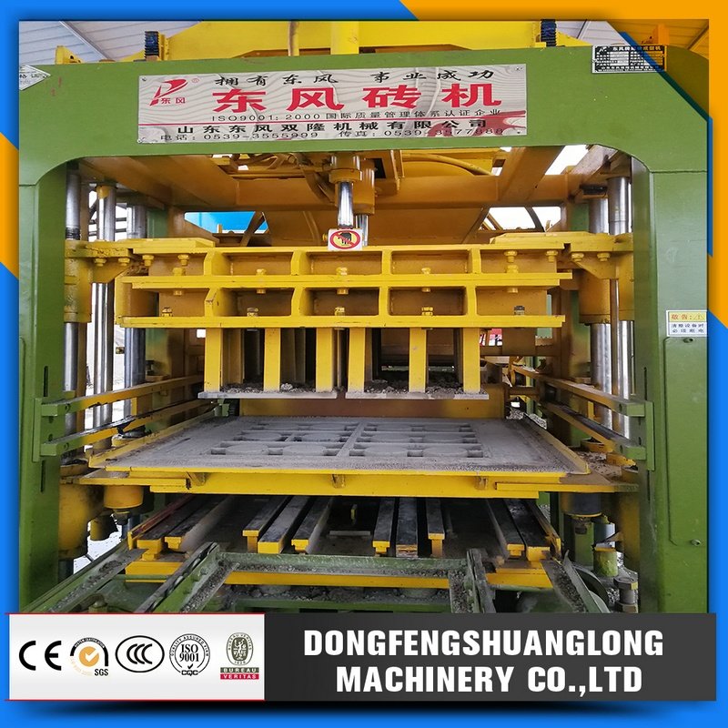 Full automatic paving concrete floor brick/block machinery prices with customer request