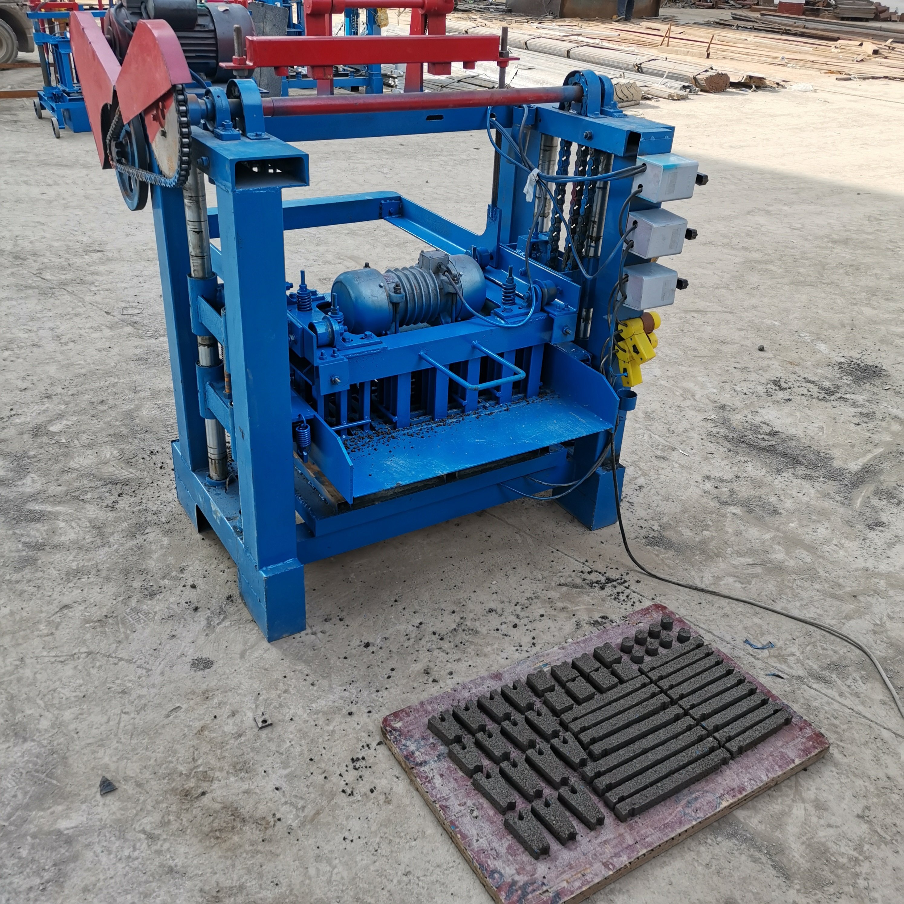 4-35 Heap Machines to Make Money Machines Brick Making Machine for Small Businessesat Home.block Production Combined Cement Pads