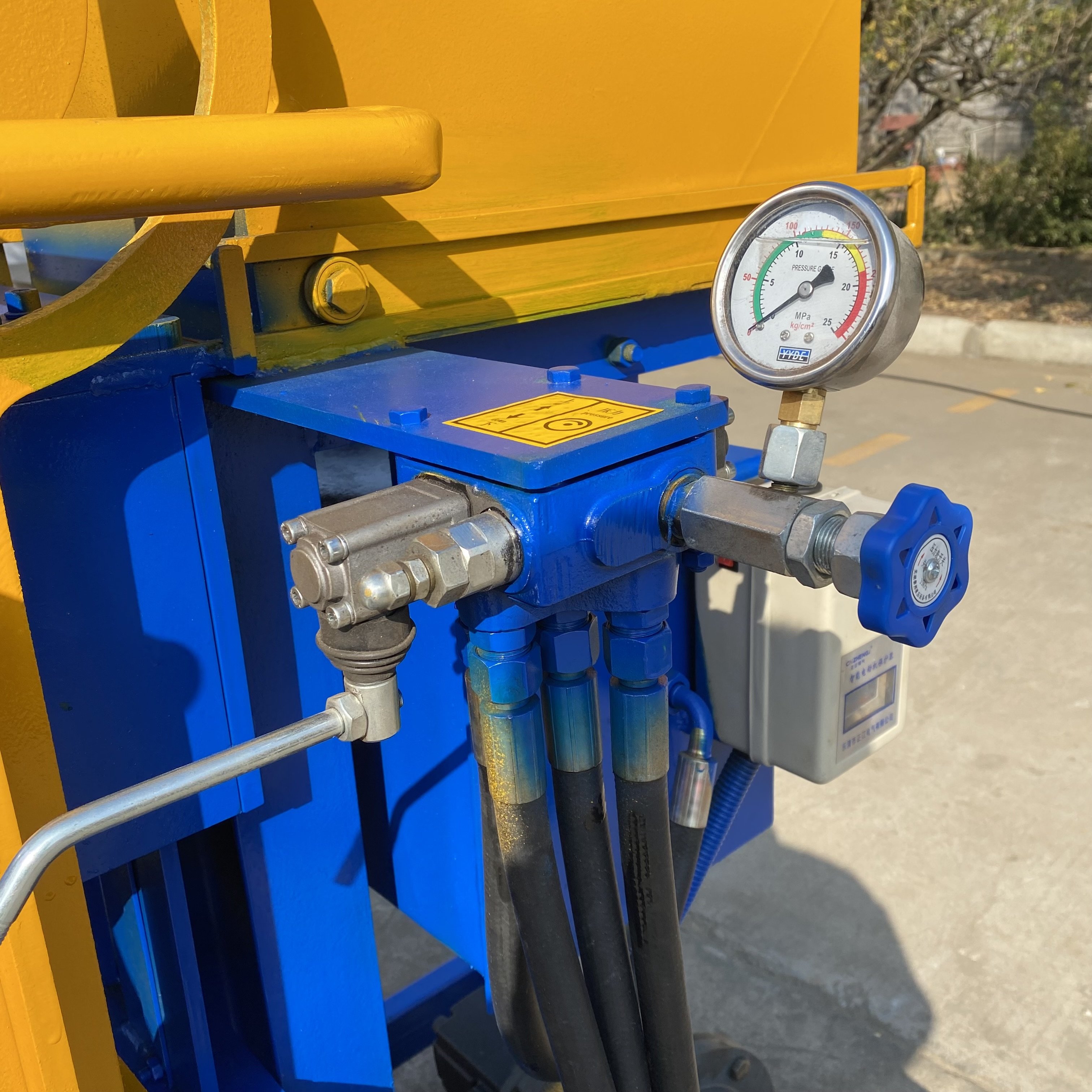 high efficiency SY2-25 interlocking brick making machine for earth brick making machine