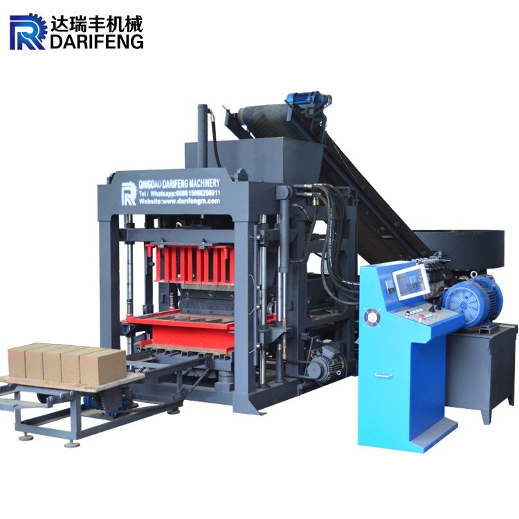 QT4-18 concrete fly ash paver automatic Chb female somalia brick making machine hot sale