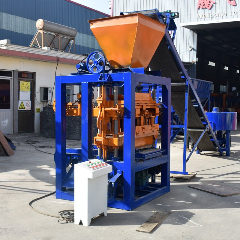 QT4-24 brick machine making automatic brick making machine automatic cement