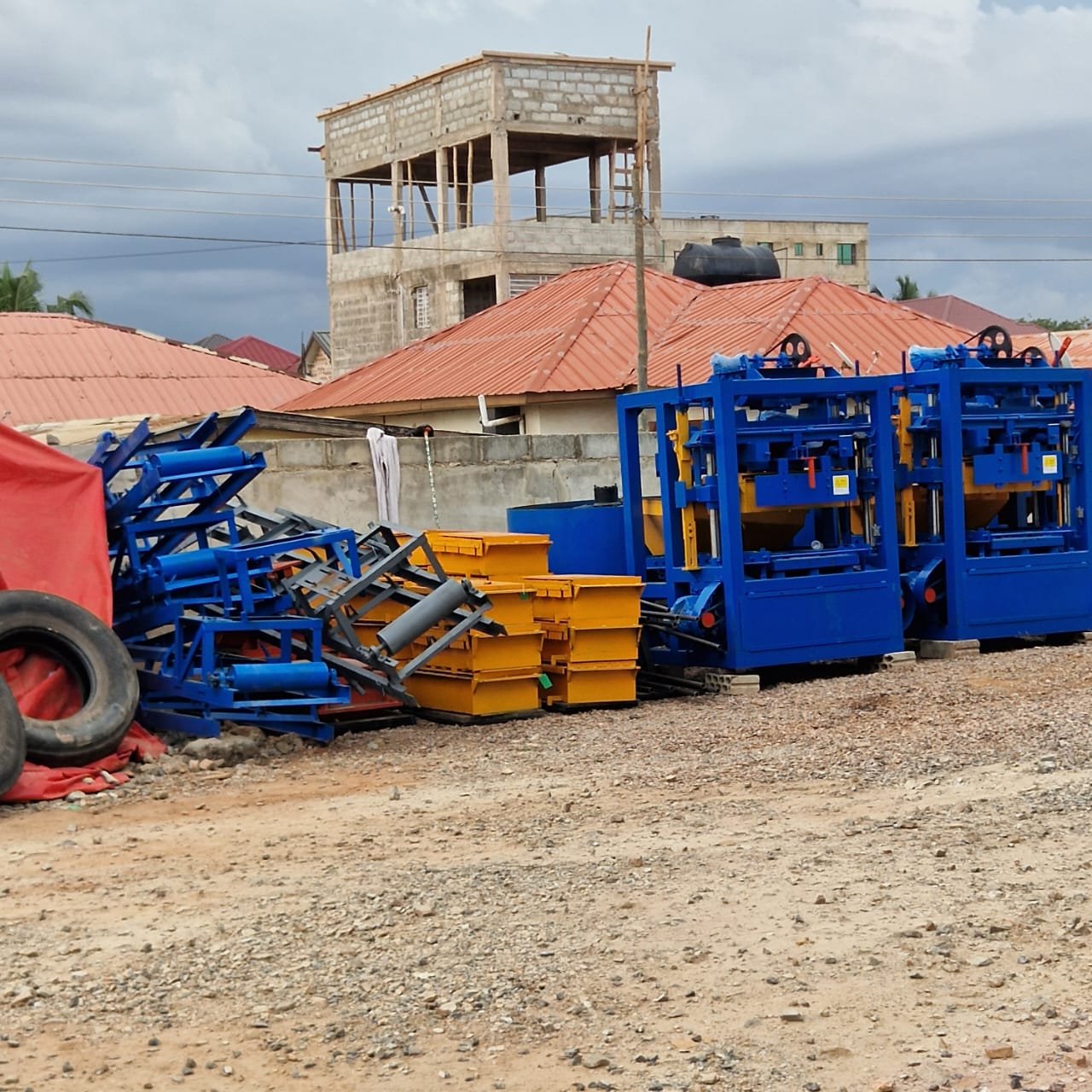 QT4-24 brick machine making automatic brick making machine automatic cement