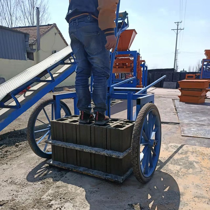 QT4-24 brick machine making automatic brick making machine automatic cement
