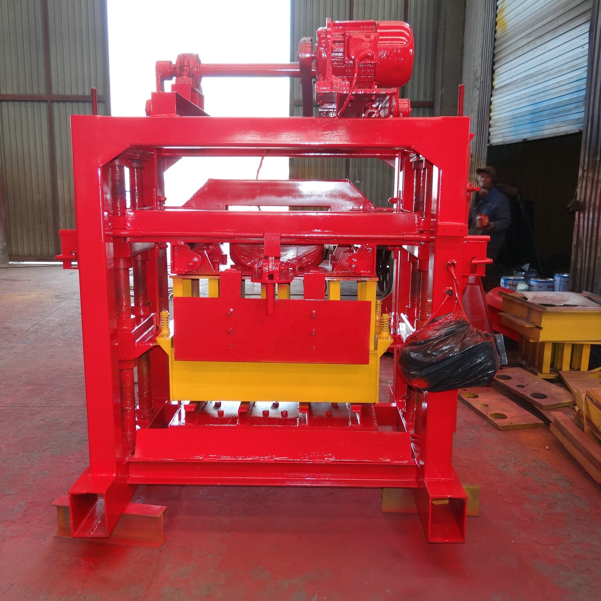 qt40-3c manual mini type used concrete cement block making machine prices sri lanka