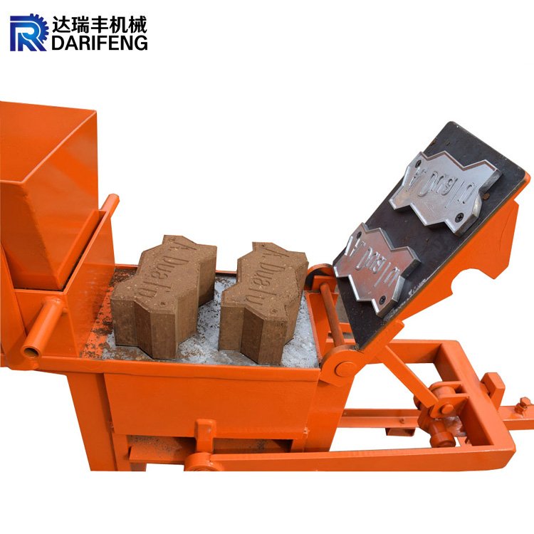 QMR2-40 small business manual interlocking brick making machine, manual mud brick making machine in Uganda