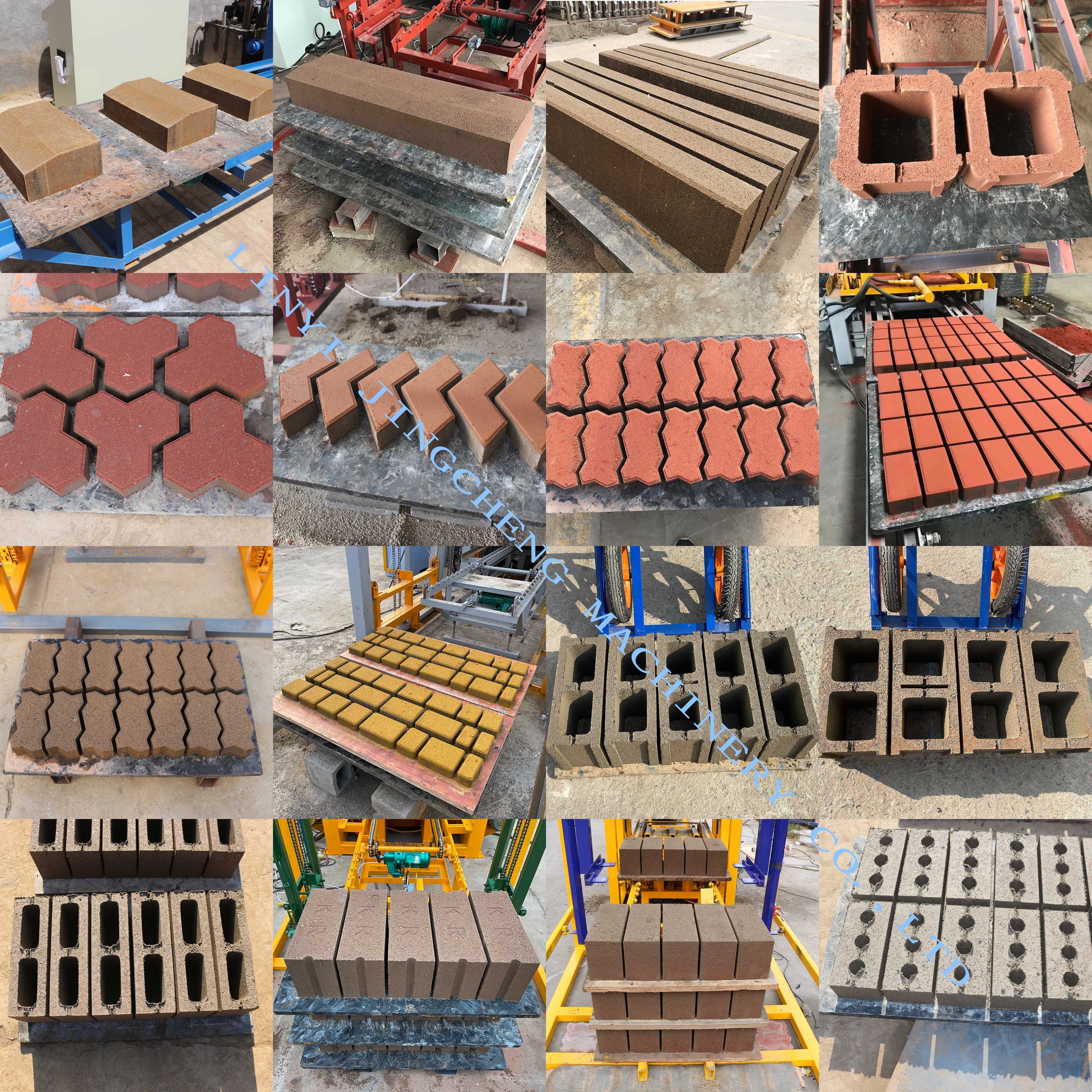 brick making machinery QT4-15 automatic fully concrete cement hollow block