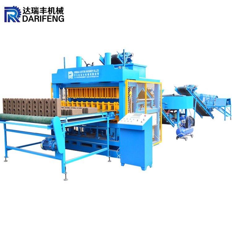 DF10-10 automatic brick laying machines clay brick mold auto adobe brick making machine
