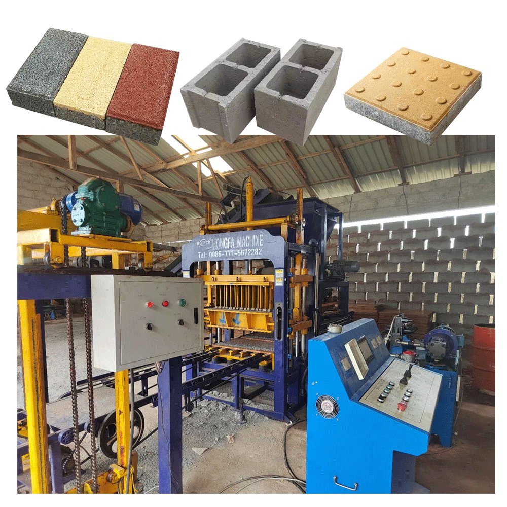 QT4-15 Fully Automatic Cement Block Making Machine Concrete Bricks Making Machinery Hollow Interlocking Block Brick Machine