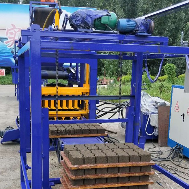 QT4-15 Fully Automatic Cement Block Making Machine Concrete Bricks Making Machinery Hollow Interlocking Block Brick Machine