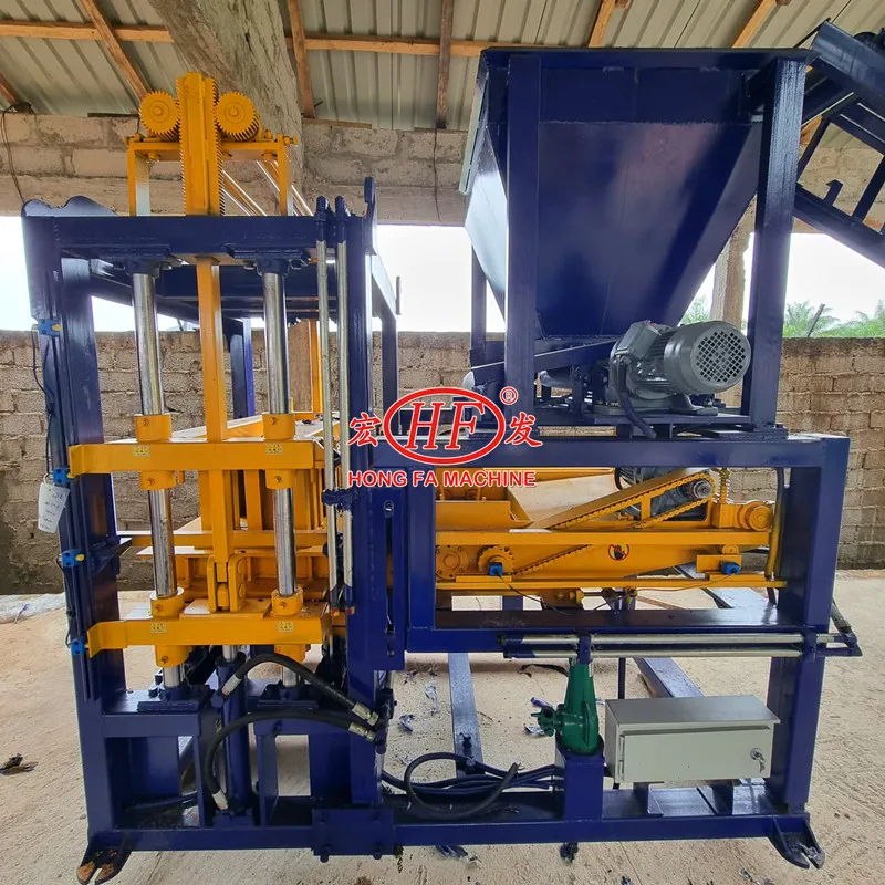 QT4-15 Fully Automatic Cement Block Making Machine Concrete Bricks Making Machinery Hollow Interlocking Block Brick Machine