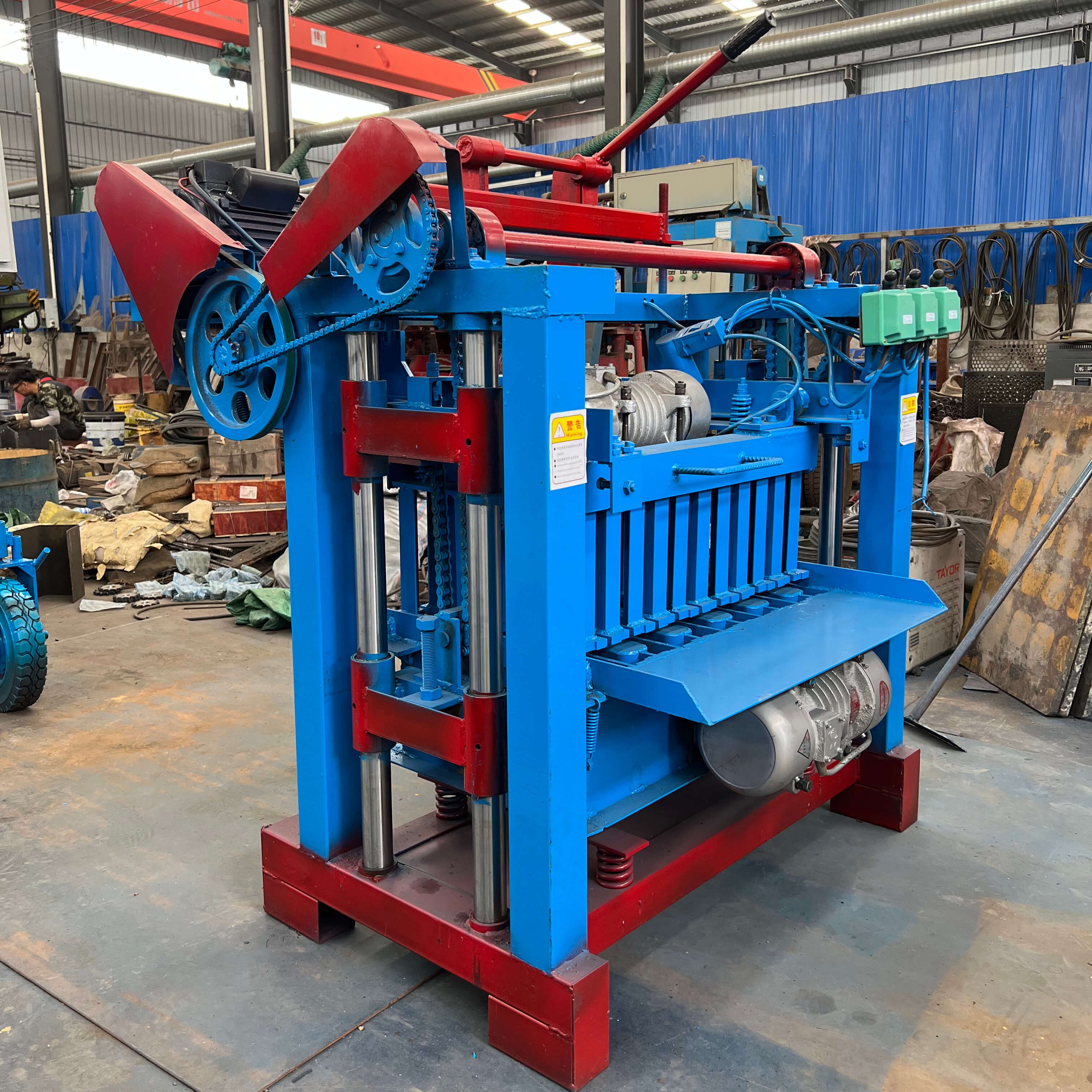 Interlock Block Making Machine clay interlocking paving brick making machinery for sale