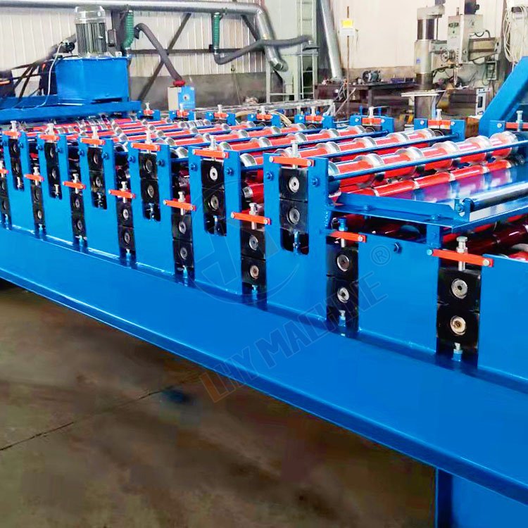 Corrugated Iron Roof Sheet Metal Zinc IBR Roofing Roll Forming Machine For Sale Tile Making Machine