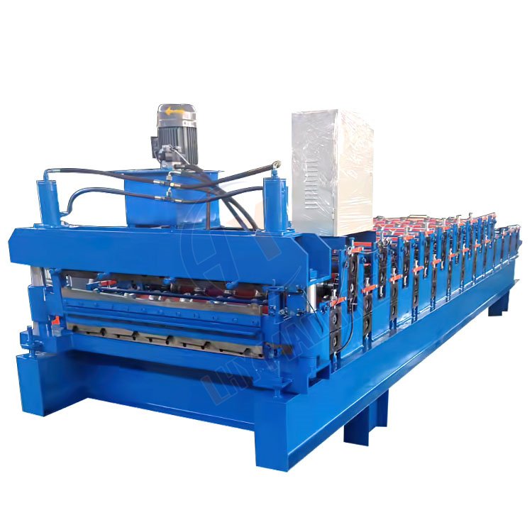 Corrugated Iron Roof Sheet Metal Zinc IBR Roofing Roll Forming Machine For Sale Tile Making Machine