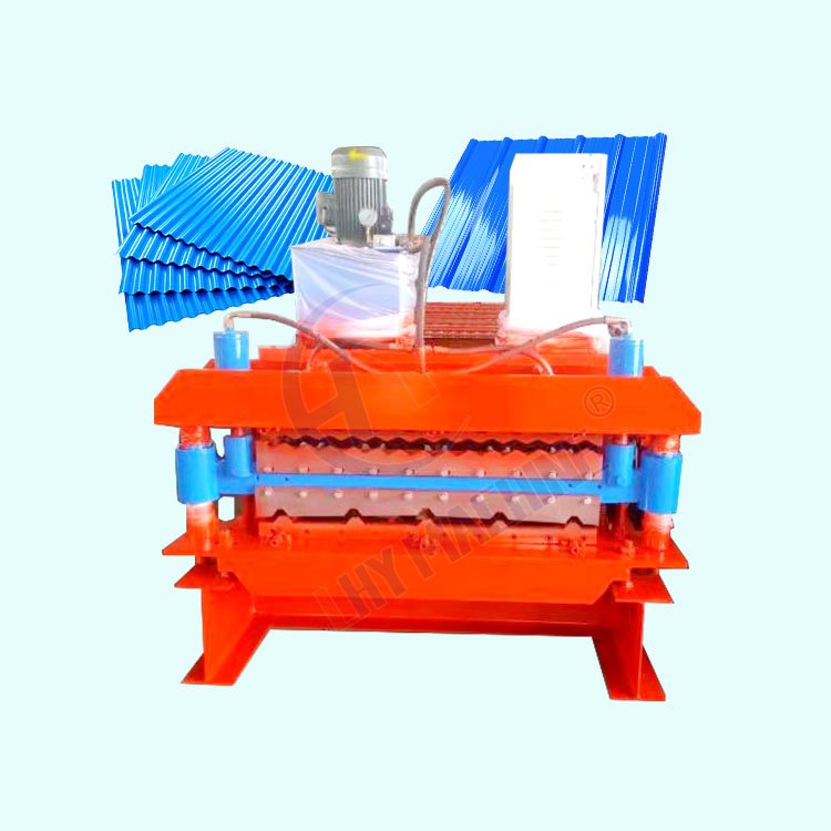 Corrugated Iron Roof Sheet Metal Zinc IBR Roofing Roll Forming Machine For Sale Tile Making Machine