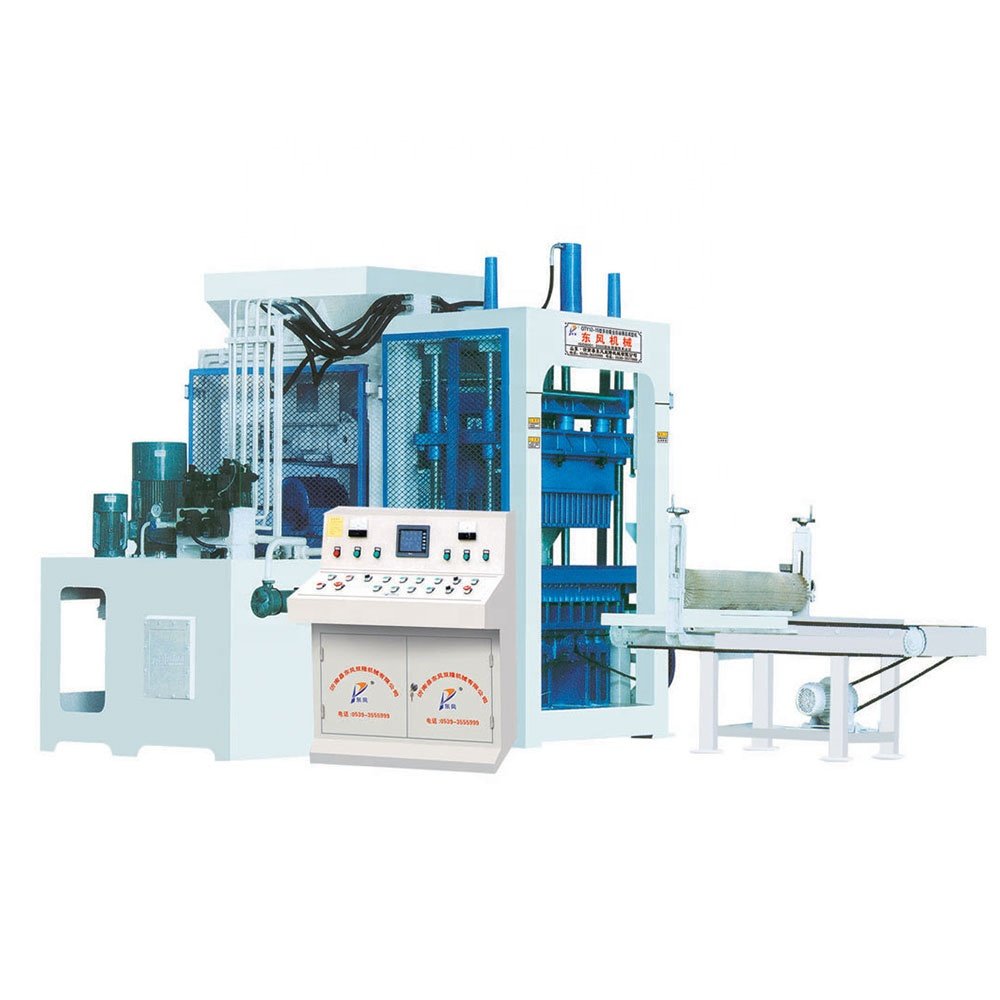 Block molding equipment large scale industries soil 10.6T brick making machine in malawi