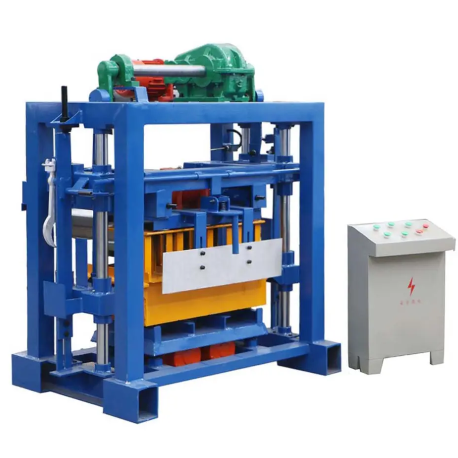 QT40-2 bricks making machine lowest price concrete brick making machine semi automatic block brick machine supplier