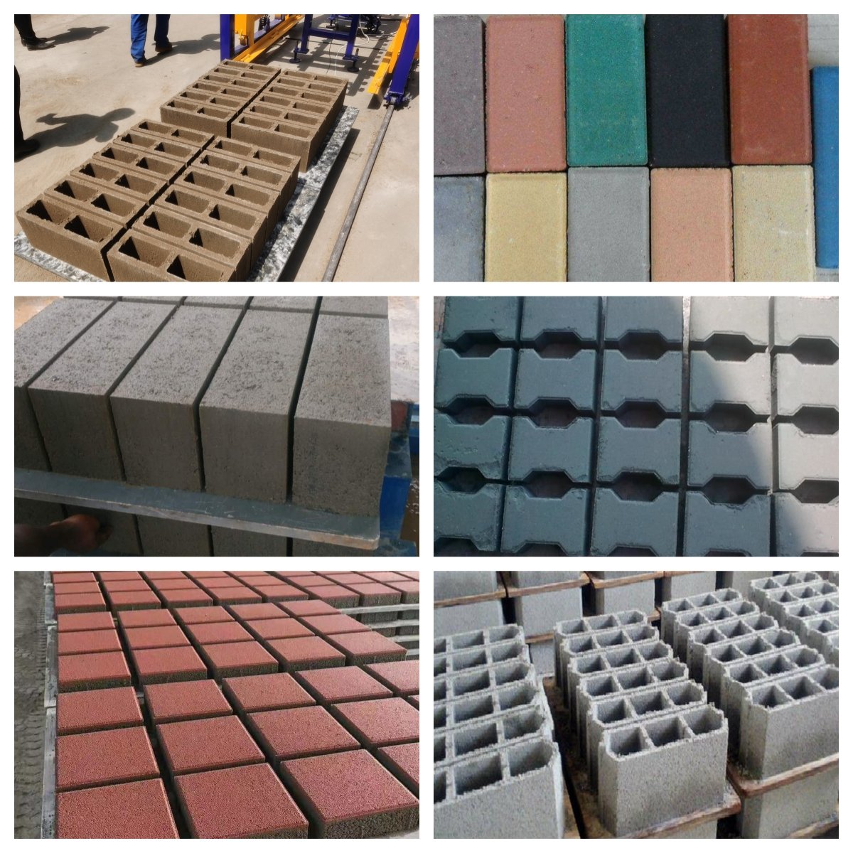 KAIDONG QT5-15 Cement Concrete Hollow Block making machine Paver brick machine making Automatic Construction machine
