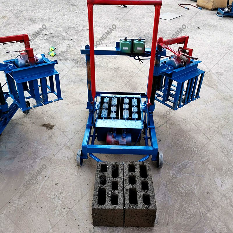 Block machinery equipment concrete building materials hollow brick making machine price